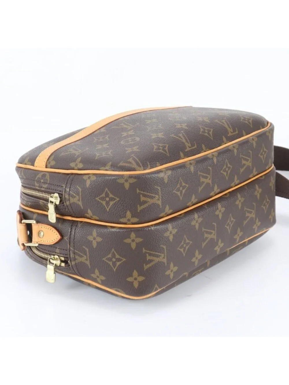 Louis Vuitton Monogram Lipo Ta PM Leather Shoulder Bag Crossbody Messenger